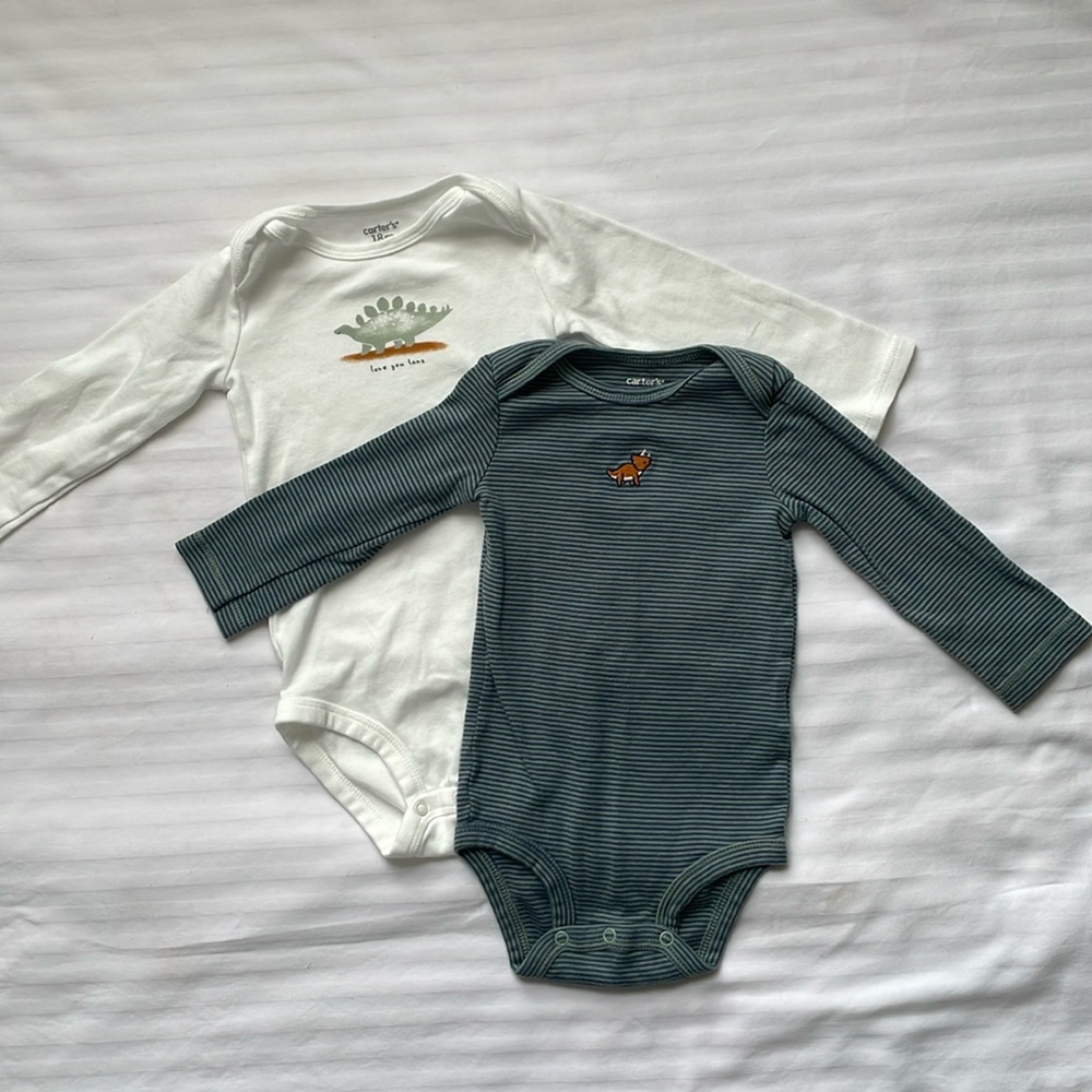 Long Sleeved Baby Body Suits (2)